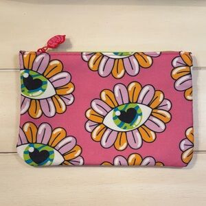 Ipsy Floral Eye Zipper Pouch